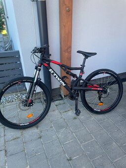 Celoodpružené horské kolo 27,5 " ST 530 S černo-červené - 3