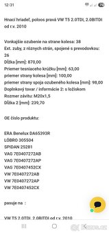 Transporter t5 prava poloos nova - 3