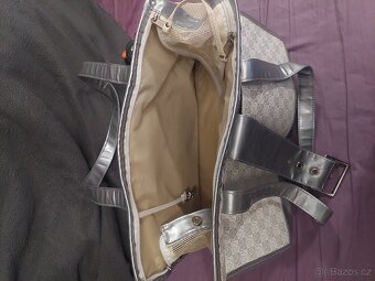 Kabelka na psa DS Love Me stříbrná - 3