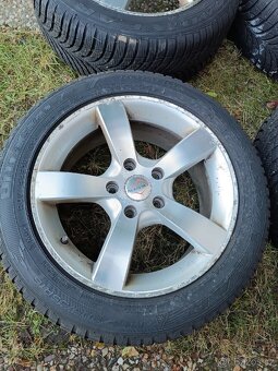 Zimní ALU sada kol VW golf 6 VI 205/55 R16 - 3