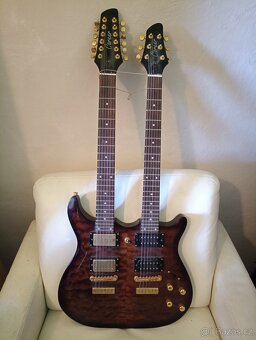 Prodam Guitar Career Double Neck 6/12 Electric. - 3