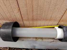 Potrubí na odtah spalin z plynového kotle-průchodka střechou - 3