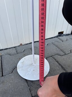 Kovové srdce na stojanu (dekorace) - 3