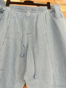 Dámské bavlněné kalhoty nadměrná velikost - 3