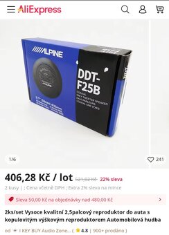 Reproduktorry do auta - 3