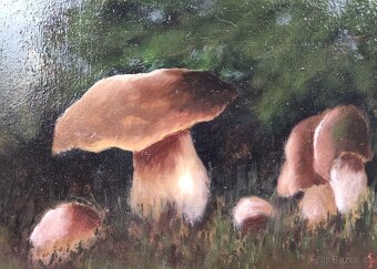 Obraz Jan Rapin - Hříbky 50x38cm - 3