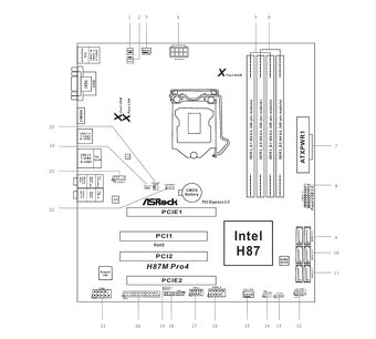 ASRock H87M Pro4 LGA 1151 Haswell - 3