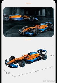 Stavebnice Mc Laren F1,kompatibilní s LEGO - 3