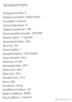 Pultový mrazák PHILCO-NOVÝ - 3