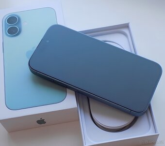 iPhone 16 Teal BATERIE 100% TOP - 3