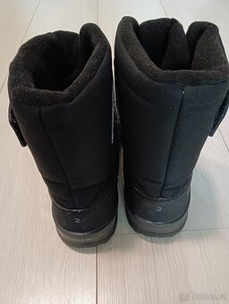 Zimní nepromokavé boty Decathlon, vel. 36 černé - 3