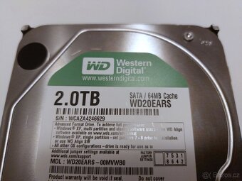 HDD WD WD20EARS 2TB SATA 3,5" - 3