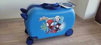 Dětský kufřík na kolečkách - odražedlo - Marvel Spidey Amazi - 3