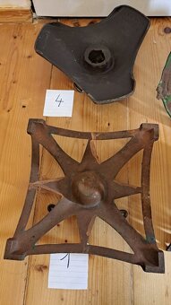 LITINOVÉ VÁNOČNÍ STOJÁNKY NA STROMEČEK 6 kusů - 3