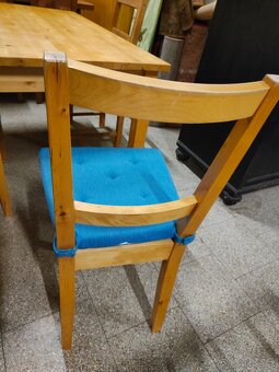 4 jídelní židle masiv borovice - 3