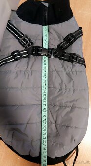 Bunda s postrojem S 40 cm šedá - 3