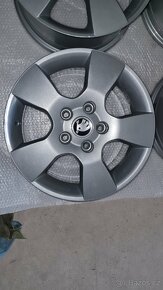 Alu kola 5x112 R15 Škoda Octavia 2, 1Z0601025 - 3