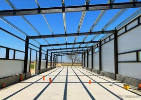OCELOVÁ KONSTRUKCE HALY - MONTOVANÁ HALA 8x24x6m - 3