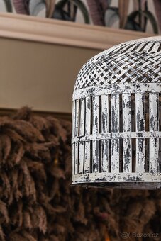 lampa kovová velká indie modrá obývací pokoj ložnice kuchyň - 3