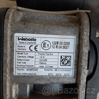 BMW X5 G05 X6 G06 X7 G07 webasto 9036722 - 3