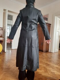 Kožený plášť - kabát - 3