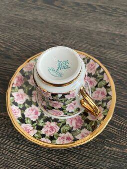 Kávový, porcelánový šálek s podšálkem Leander 1907 - 3