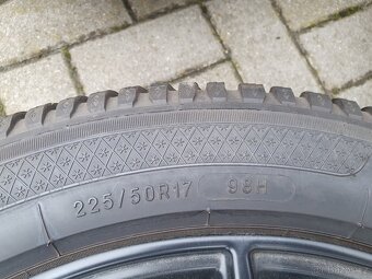 Alu kola 5x112 r17 7,5j et45 zimni pneu 225/50/17 - 3
