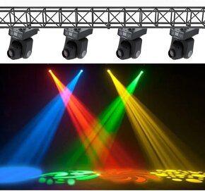 LED spot otočná hlava Lixada Light RGBW Stage světlo - 3