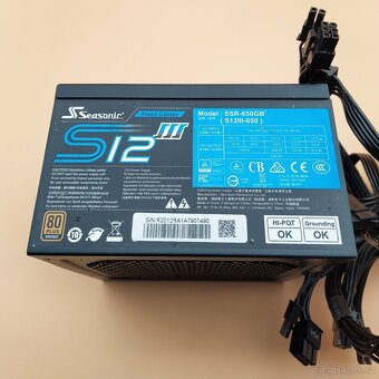 Prodám PC zdroj Seasonic S12III-650 - 3