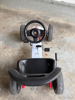 ABARTH - white - šlapací motokára - 3