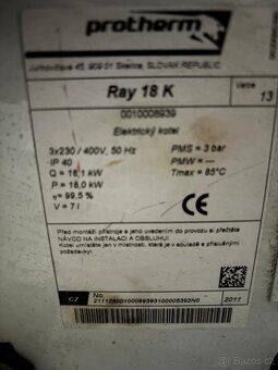 Elektrokotel Protherm RAY 18 kW - 3