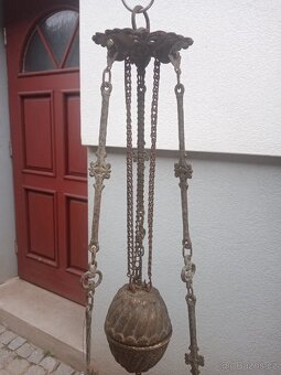 Starožitná petrolejová lampa - 3
