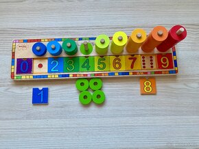 Prodám didaktickou desku s čísly - Bigjigs - 3