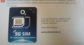Sim karta O2-100GB - 3