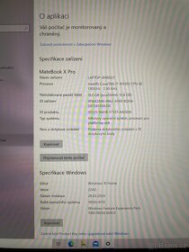 Notebook HUAWEI MateBook X Pro 16 GB RAM, 1 TB SSD - 3