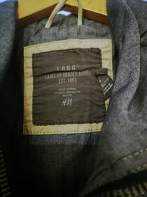 Pánská hnědá bunda - velikost XL - výrobce H&M - zánovní - 3