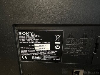Prodám funkční televizi Sony Bravia KDL-32EX710 32” - 3