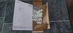 Police VidaXL 4 ks sirka 40 cm bile leskle nove - 3