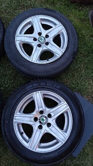 Alu ráfky R14 6J ET35 (5x100) + pneu 165/70 - 3