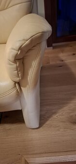 Sedací souprava 3+2 z eko kůže - 3