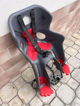 Cyklosedačka Bellelli RABBIT FIX šedo-červená - 3