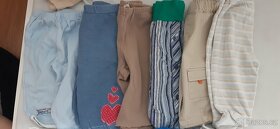 kalhoty, tepláky, elasťáky kraťasy vel. 62, 0-3 měsíce - 3