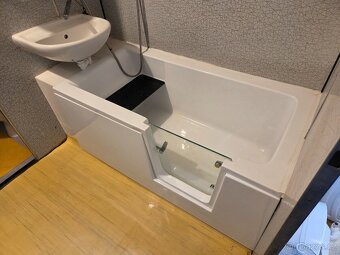 Sedací vana s dvířky 140x70 cm - 3