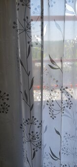 Záclony - světle šedá barva - 3