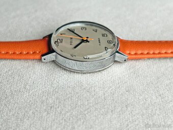 Československé Retro Vintage dámske hodinky PRIM Oranžové - 3