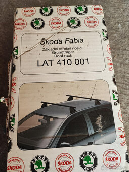 Fabia I originální střešní nosiče - 3