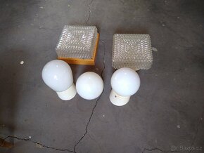 Prodám staré stropni svítidla ,lampy) 80 léta - 3