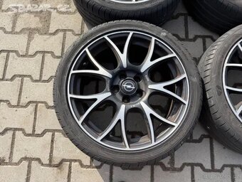 4x al kola 5x105 18 + pneu letní 225/40 R18 - 3