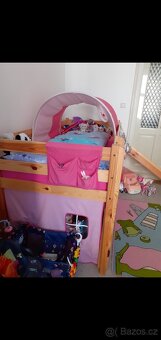 Vyvýšená postel se skluzavkou - 3