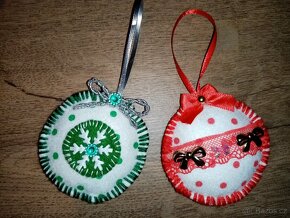 Vánoční ozdoby . baňky - 3